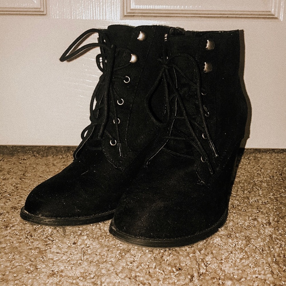 Black booties